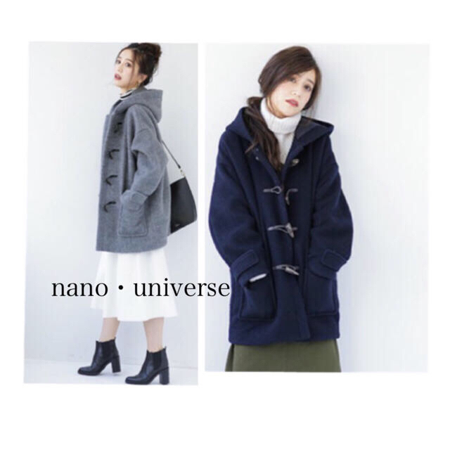 完売商品 nano・universe コクーン ダッフルコート