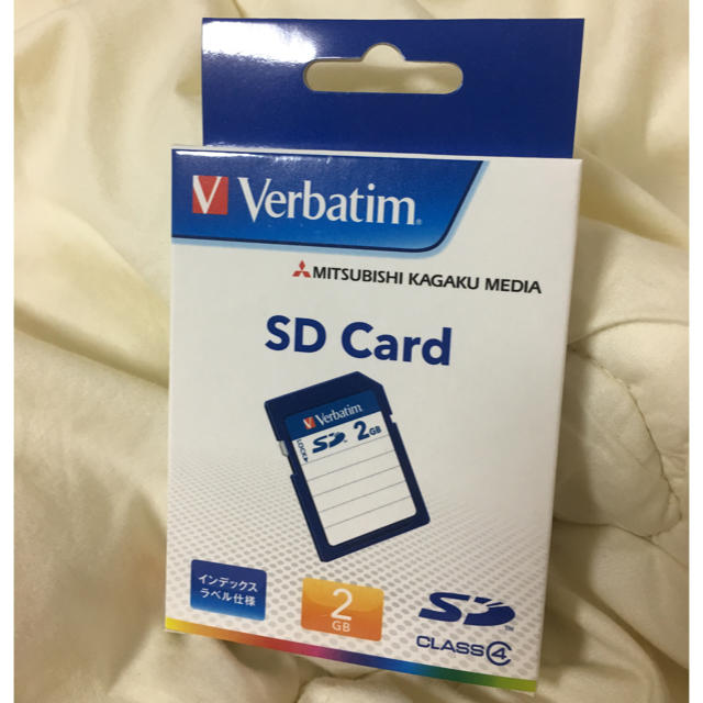 三菱(ミツビシ)の《送料込》【新品】SD Card (2GB) -Verbatim- スマホ/家電/カメラのスマホ/家電/カメラ その他(その他)の商品写真