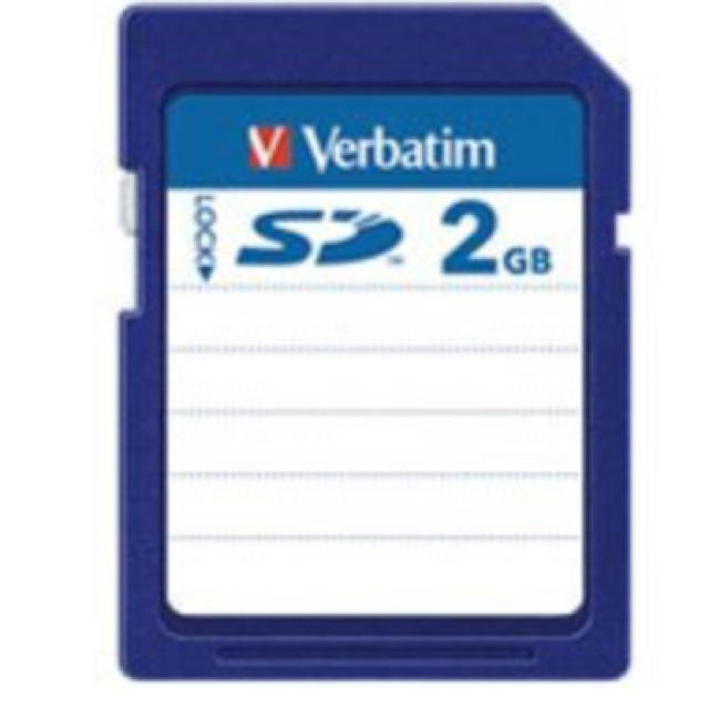 三菱(ミツビシ)の《送料込》【新品】SD Card (2GB) -Verbatim- スマホ/家電/カメラのスマホ/家電/カメラ その他(その他)の商品写真