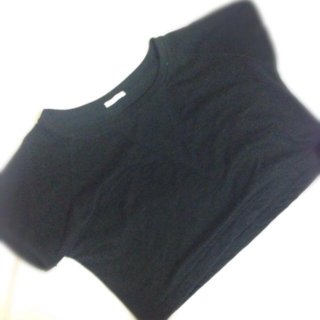 GU(ジーユー)のgu スエットショートトップス♡ レディースのトップス(Tシャツ(半袖/袖なし))の商品写真