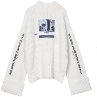 アメリヴィンテージ(Ameri VINTAGE)のamerivintage  PHOTO PRINT KNIT(ニット/セーター)