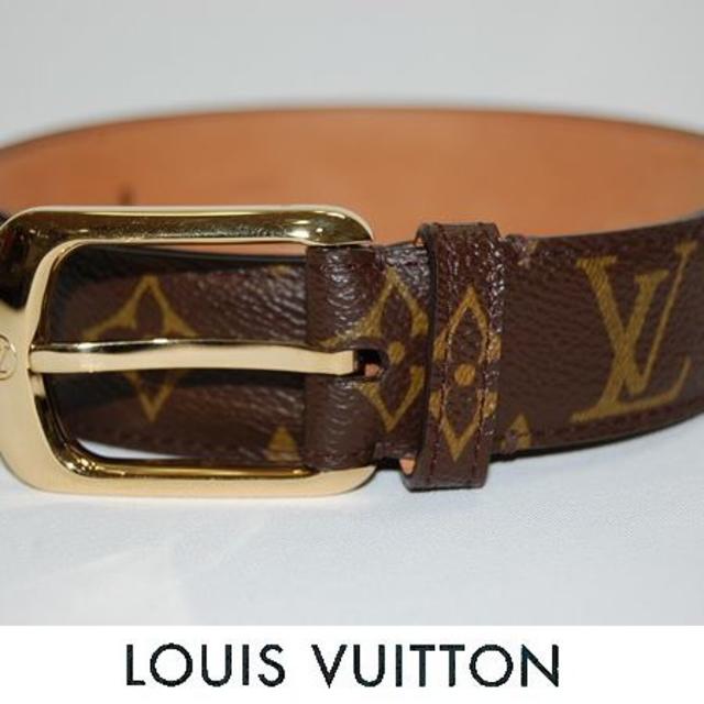 LOUIS VUITTON(ルイヴィトン)の【専用】ルイヴィトン　サンチュールエリプス　モノグラム　ベルト　サイズ８０／３２ レディースのファッション小物(ベルト)の商品写真