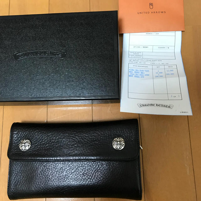 Chrome Hearts(クロムハーツ)のつかさ様専用クロムハーツ 美品 財布 wave chromehearts メンズのファッション小物(長財布)の商品写真