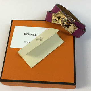 エルメス(Hermes)のエルメス ケリーブレス 美品 ローズパープル 2017AW 新色 バーキン (ブレスレット/バングル)