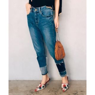 アメリヴィンテージ(Ameri VINTAGE)のameri ♡MULTI COLOR HEM DENIM 新品(デニム/ジーンズ)