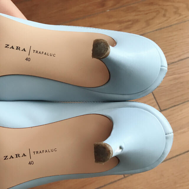 ZARA(ザラ)のザラ♡ZARA♡リボンミュール size40 26cm ローヒール レディースの靴/シューズ(ハイヒール/パンプス)の商品写真