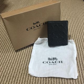 コーチ(COACH)の【超特価!!】coach コーチ メンズ 二つ折り財布(折り財布)