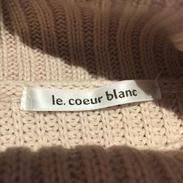 le.coeur blanc(ルクールブラン)のle.coeur blanc ニット レディースのトップス(ニット/セーター)の商品写真