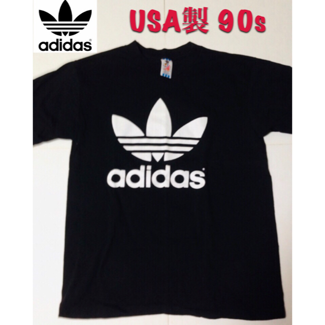 adidas アディダス USA製 90s Tシャツ トレフォイル