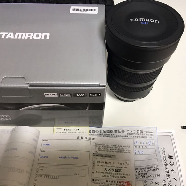 TAMRON SP 15-30mm F/2.8 Canon用 美品