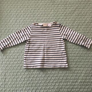 ザラキッズ(ZARA KIDS)のzara mini オーガニックコットンボーダーカットソー(シャツ/カットソー)