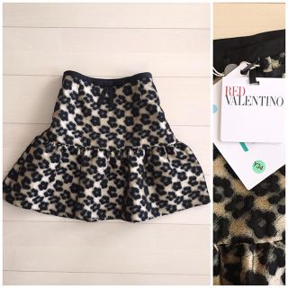 レッドヴァレンティノ(RED VALENTINO)の◆新品タグ付◆REDヴァレンティノ ジャカード フラワー柄ペプラム スカート(ミニスカート)