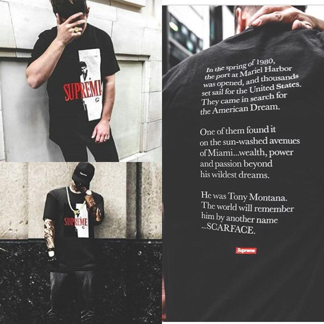 Supreme Scarface Split Tee