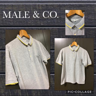 メイルアンドコー(MALE&Co.)のMALE&CO. メイルアンドコー 半袖ポロシャツ リブ付 メンズL タカキュー(ポロシャツ)