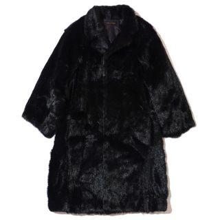 コムデギャルソン(COMME des GARCONS)の美品 コムデギャルソン フェイクファーコート(毛皮/ファーコート)