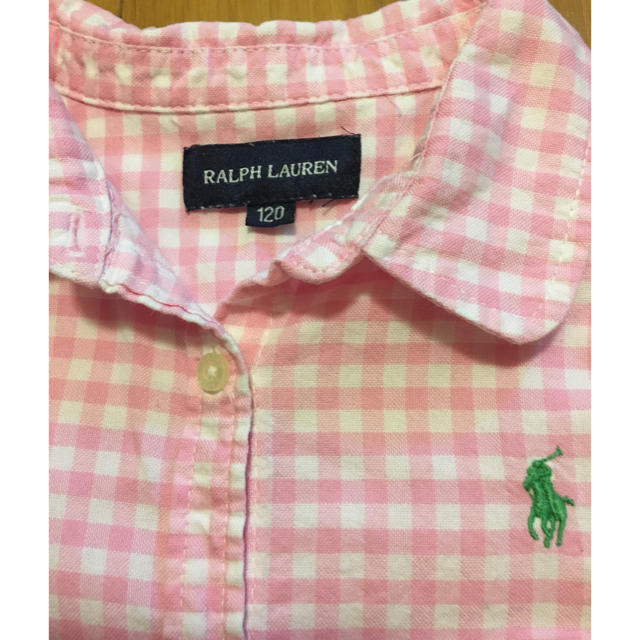 Ralph Lauren(ラルフローレン)のひかり様専用 ラルフローレン ワンピース 半袖 ピンク 120 キッズ/ベビー/マタニティのキッズ服女の子用(90cm~)(ワンピース)の商品写真