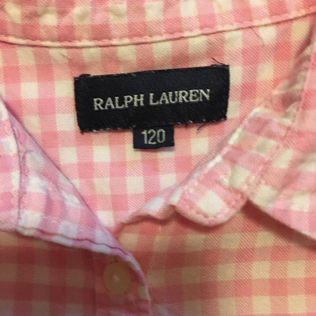 Ralph Lauren(ラルフローレン)のひかり様専用 ラルフローレン ワンピース 半袖 ピンク 120 キッズ/ベビー/マタニティのキッズ服女の子用(90cm~)(ワンピース)の商品写真
