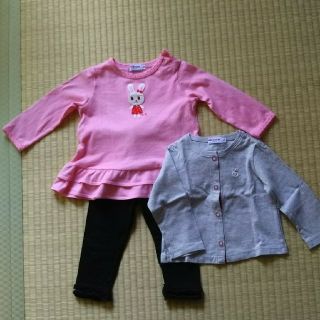 ミキハウス(mikihouse)のミキハウス 70～80㎝ 女の子服 3set(その他)