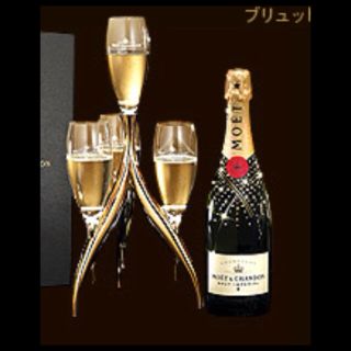 モエエシャンドン(MOËT & CHANDON)のモエシャンパングラス ホルダー付(グラス/カップ)