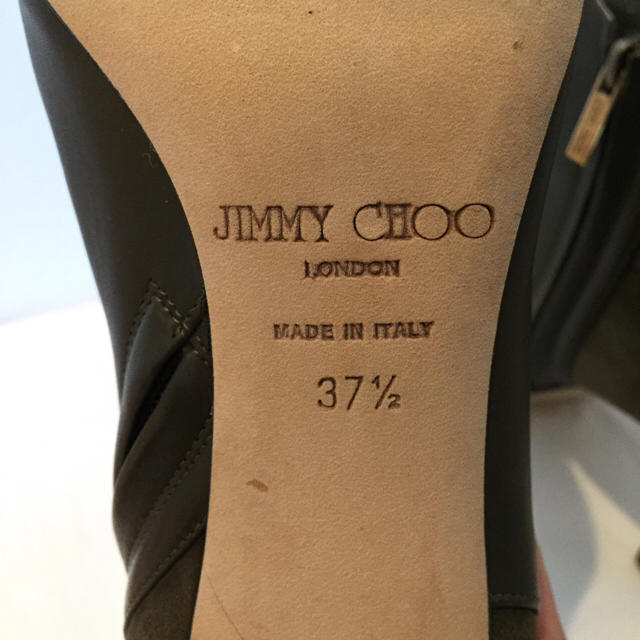 JIMMY CHOO(ジミーチュウ)のジミーチュウ ブーティ 37 1/2 レディースの靴/シューズ(ブーティ)の商品写真