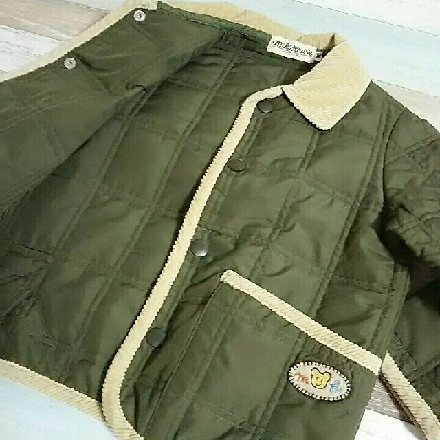 mikihouse(ミキハウス)の【美品】size90・ミキハウス  アウター キッズ/ベビー/マタニティのキッズ服男の子用(90cm~)(ジャケット/上着)の商品写真