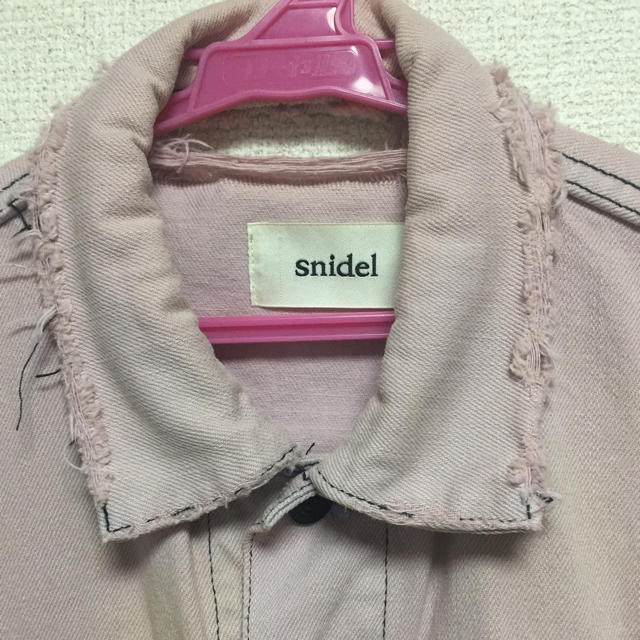 SNIDEL(スナイデル)の三日間限定値下げ snidel クラッシュ Gジャン レディースのジャケット/アウター(Gジャン/デニムジャケット)の商品写真