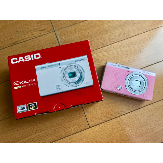 CASIO(カシオ)の【まなふぃ様専用】CASIO EX-ZR60 自撮り ピンク スマホ/家電/カメラのカメラ(コンパクトデジタルカメラ)の商品写真
