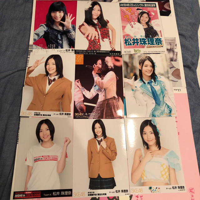 SKE48(エスケーイーフォーティーエイト)の松井珠理奈生写真セット チケットの音楽(女性アイドル)の商品写真