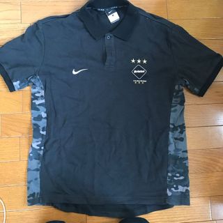 ソフ(SOPH)のFCRB TEAM POLO BLACK CAMO Lサイズ soph nike(ポロシャツ)