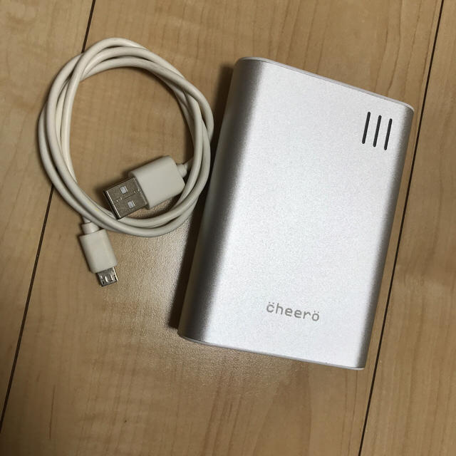 cheero モバイルバッテリー スマホ/家電/カメラのスマートフォン/携帯電話(バッテリー/充電器)の商品写真