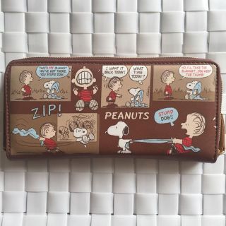 スヌーピー(SNOOPY)のラスト2点❗️新品❗️スヌーピー ウォレット 長財布 ブラウン(財布)