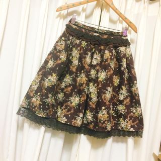 アクシーズファム(axes femme)のアクシーズ♡フラワーモチーフスカート(ひざ丈スカート)