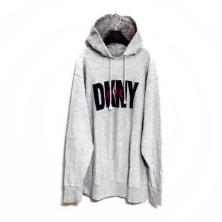 ダナキャランニューヨーク(DKNY)の90's DKNY ビッグサイズ USA製 プルオーバーパーカー ビッグロゴ(パーカー)