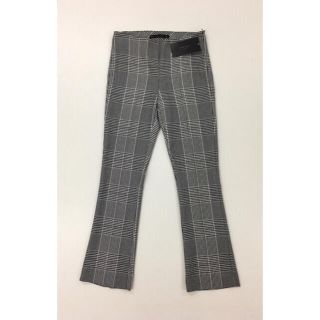 ザラ(ZARA)の新品【ZARA】グレンチェック柄クロップドパンツ XS(クロップドパンツ)