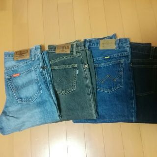 エドウィン(EDWIN)の値下げしました！《美品》男児150㎝・160㎝★ブランドジーンズ★４枚セット(パンツ/スパッツ)