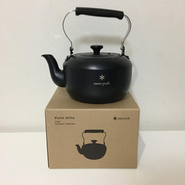 Snow Peak - スノーピーク ラウンドケトル 1.5 マットブラックの通販
