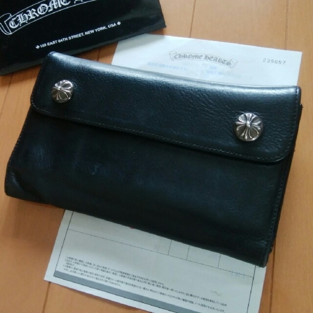 Chrome Hearts - クロムハーツ wave ウォレット 財布 レザー Chrome Hearts - クロムハーツ wave ウォレット 財布 レザー