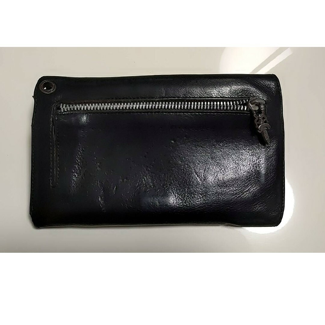 Chrome Hearts - クロムハーツ wave ウォレット 財布 レザー Chrome Hearts - クロムハーツ wave ウォレット 財布 レザー