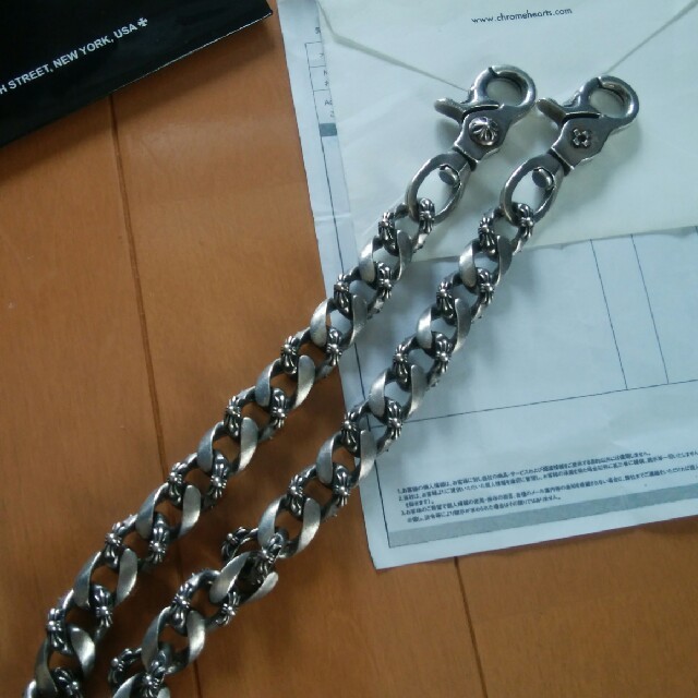 高級品市場 - Hearts Chrome クロムハーツ 2クリップ シルバー ロング チェーン ウォレット ファンシー ウォレットチェーン 高級品市場 - Hearts Chrome クロムハーツ 2クリップ シルバー ロング チェーン ウォレット ファンシー ウォレットチェーン