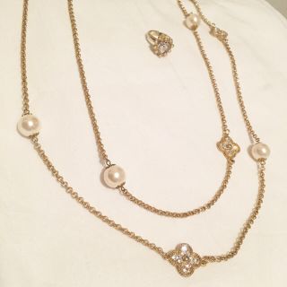 ミッシュマッシュ(MISCH MASCH)の🎄ミッシュマッシュ ネックレス & リズリサ リング (ネックレス)