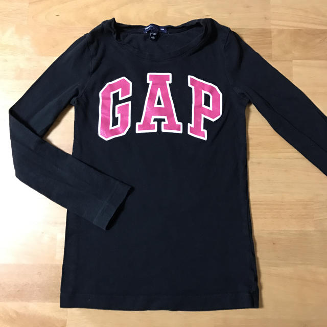 GAP Kids(ギャップキッズ)の[GAPkids中古]ギャップ プリントロンT 130cm 黒 キッズ/ベビー/マタニティのキッズ服女の子用(90cm~)(Tシャツ/カットソー)の商品写真