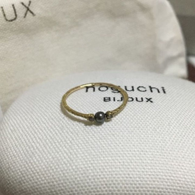 noguchi 《1点もの 》グレーダイヤとケシバパール リング k14 レディースのアクセサリー(リング(指輪))の商品写真