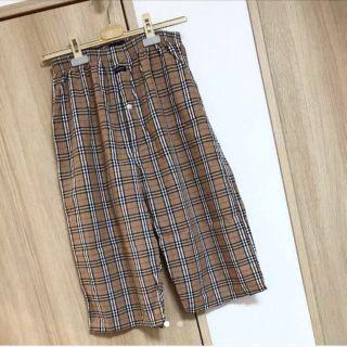 バーバリー(BURBERRY)の【美品】バーバリー 160cm ハーフパンツ バーバリーチェック 男の子(パンツ/スパッツ)