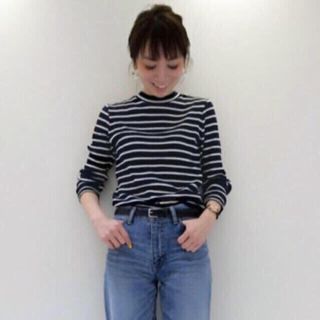 アングリッド(Ungrid)の❤️今日だけ限定価格❤️ungrid ハイネックボーダーＴ★(Tシャツ(長袖/七分))