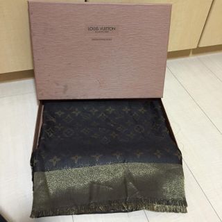 ヴィトン(LOUIS VUITTON) ストール/パシュミナ(レディース)(ゴールド