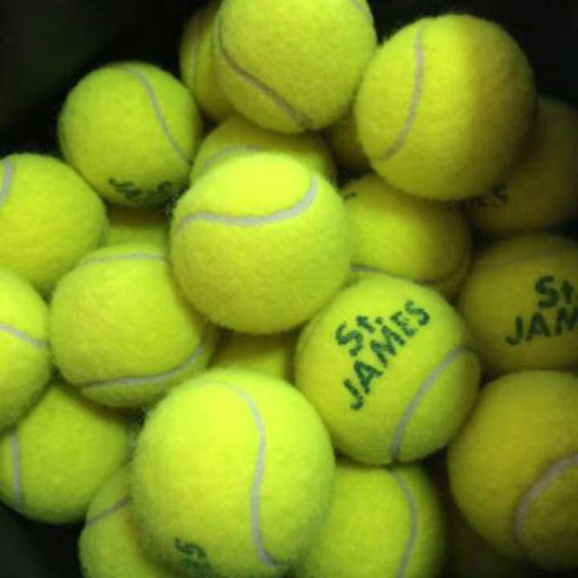 DUNLOP(ダンロップ)の激安 送料込み！テニスボール セントジェームス25球 スポーツ/アウトドアのテニス(ボール)の商品写真