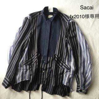 サカイ(sacai)の今期 Sacai ストライプシャツ(シャツ/ブラウス(長袖/七分))