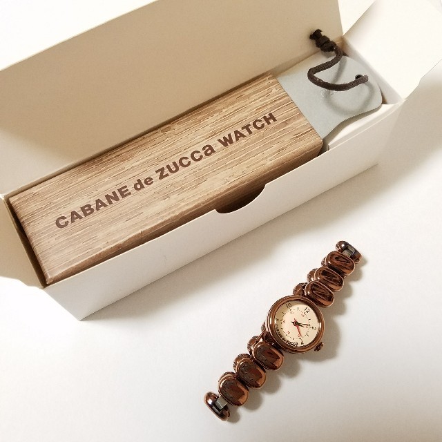 CABANE de ZUCCa(カバンドズッカ)の【CABANE de ZUCCa】コーヒールンバ 腕時計 レディース ブラウン レディースのファッション小物(腕時計)の商品写真