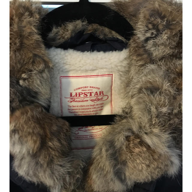 LIPSTAR(リップスター)のラビットファー モッズコート レディースのジャケット/アウター(モッズコート)の商品写真