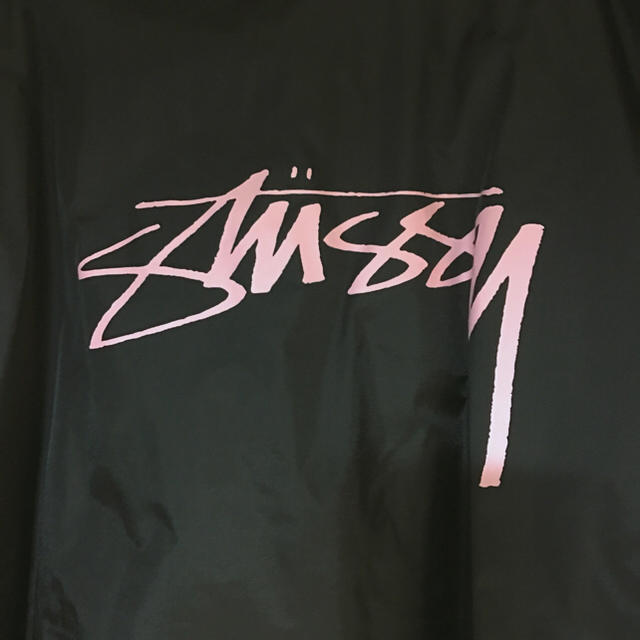 STUSSY 黒×ピンクの通販 by rapunzel's shop｜ステューシーならラクマ - コーチジャケット stussy 爆買いお得